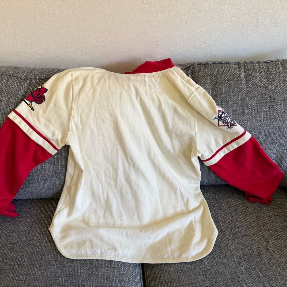 ST. LOUIS CARDINALS COOPERSTOWN TRIFECTA '47 SHORTSTOP PULLOVER HOOD 47 Brand XL - Picture 6 of 6